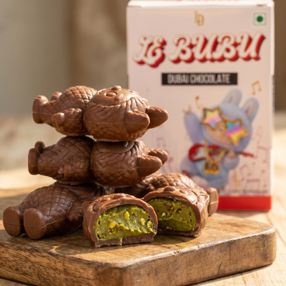 Lebubu Milk Chocolate – Kunafa Pistachio