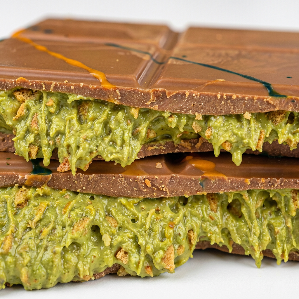 Kunafa Pistachio Milk Chocolate - 200gm