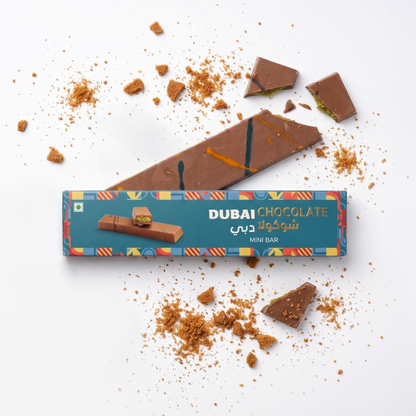 Kunafa Pistachio Milk Chocolate – Mini Bar 35gm