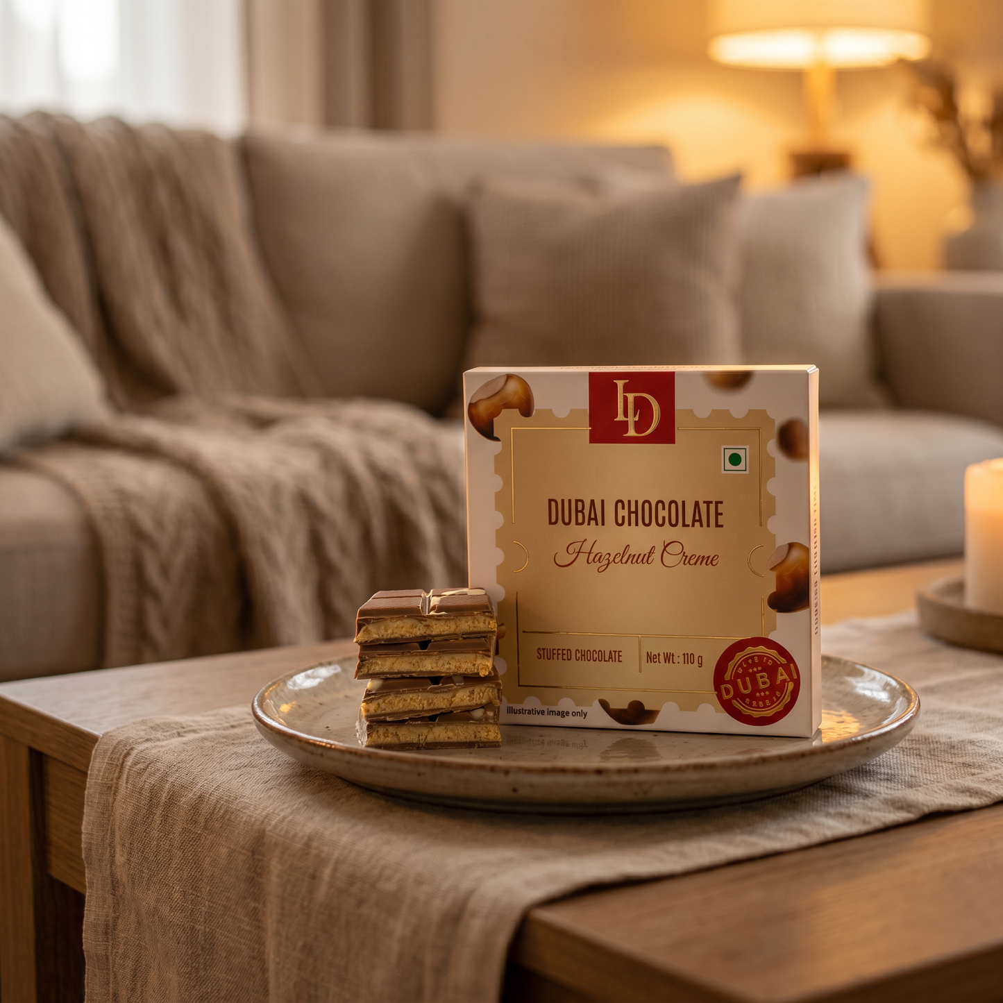 Hazelnut Creme Milk Chocolate - 110gm