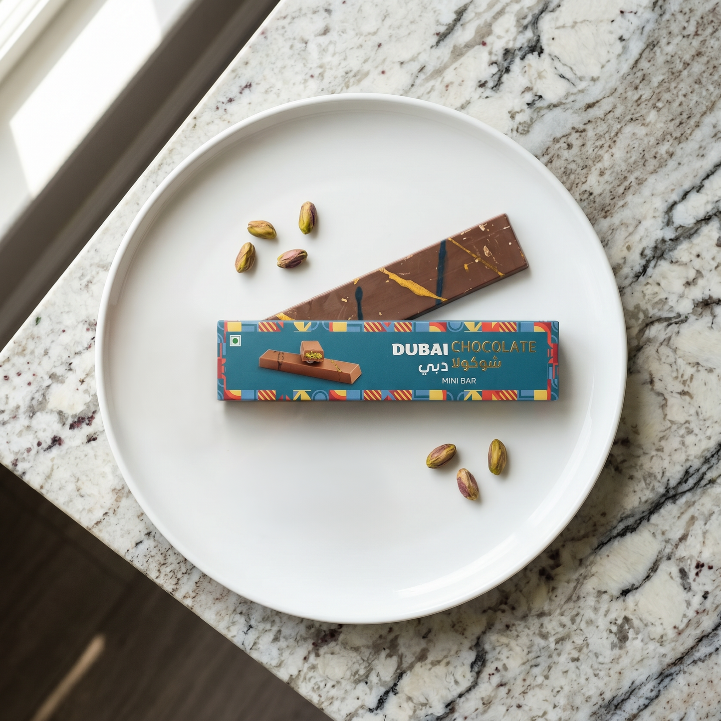 Kunafa Pistachio Milk Chocolate – Mini Bar 35gm